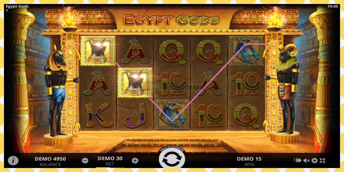 Demo-slot Egypt Gods gratis en zonder registratie, afbeelding - 1