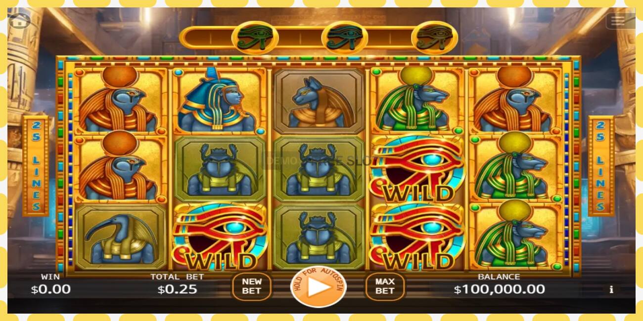 Demo slot Egyptian Deity free and without registration, picture - 1