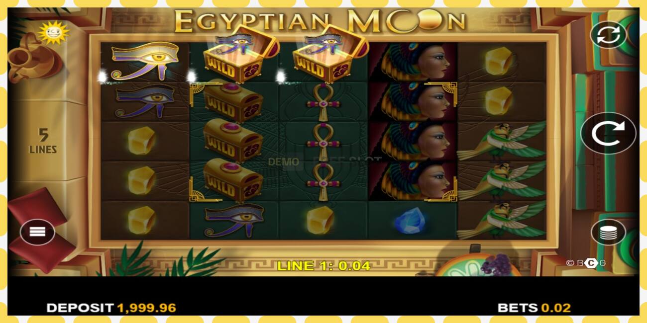 Yanayopangwa demo Egyptian Moon bure na bila usajili, picha - 1