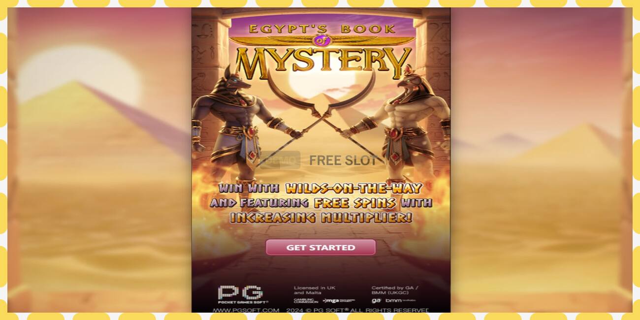 Demo slot Egypts Book of Mystery free and without registration, picture - 1