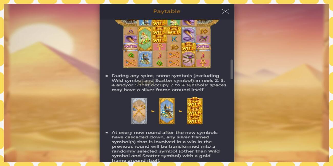 Demo slot Egypts Book of Mystery free and without registration, picture - 1