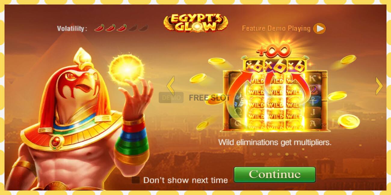 Demo slot Egypts Glow free and without registration, picture - 1