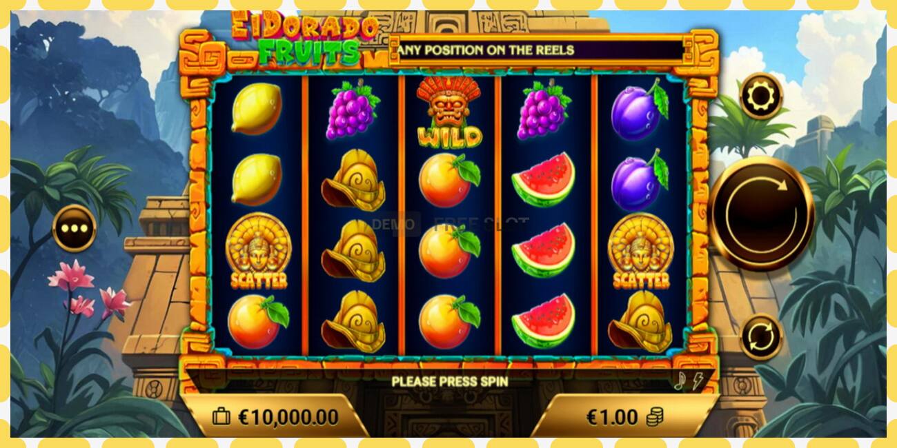 Demo slot El Dorado Fruits free and without registration, picture - 1