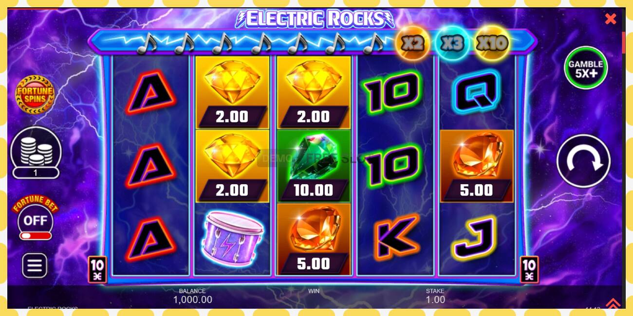 Demo slot Electric Rocks free and without registration, picture - 1