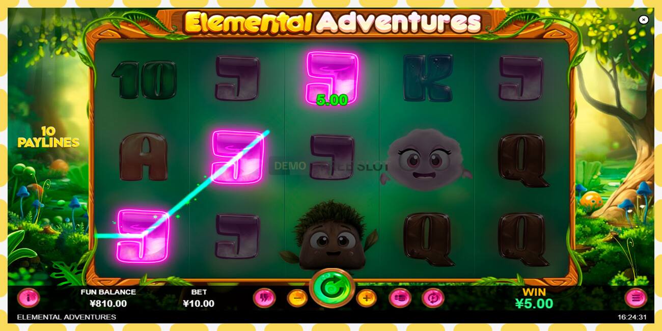 Demo slot Elemental Adventures free and without registration, picture - 1