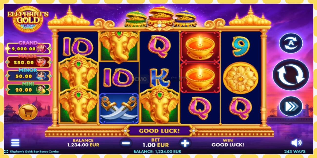 Demo paikka Elephants Gold Buy Bonus Combo ilmaiseksi ja ilman rekisteröitymistä, kuva - 1