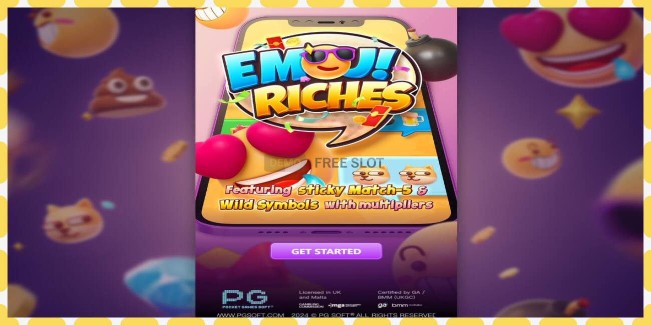 Demo igralni avtomat Emoji Riches brezplačno in brez registracije, slika - 1