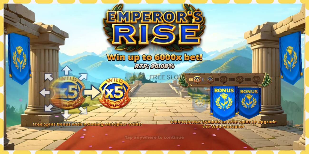 Slot demo Emperors Rise percuma dan tanpa pendaftaran, gambar - 1