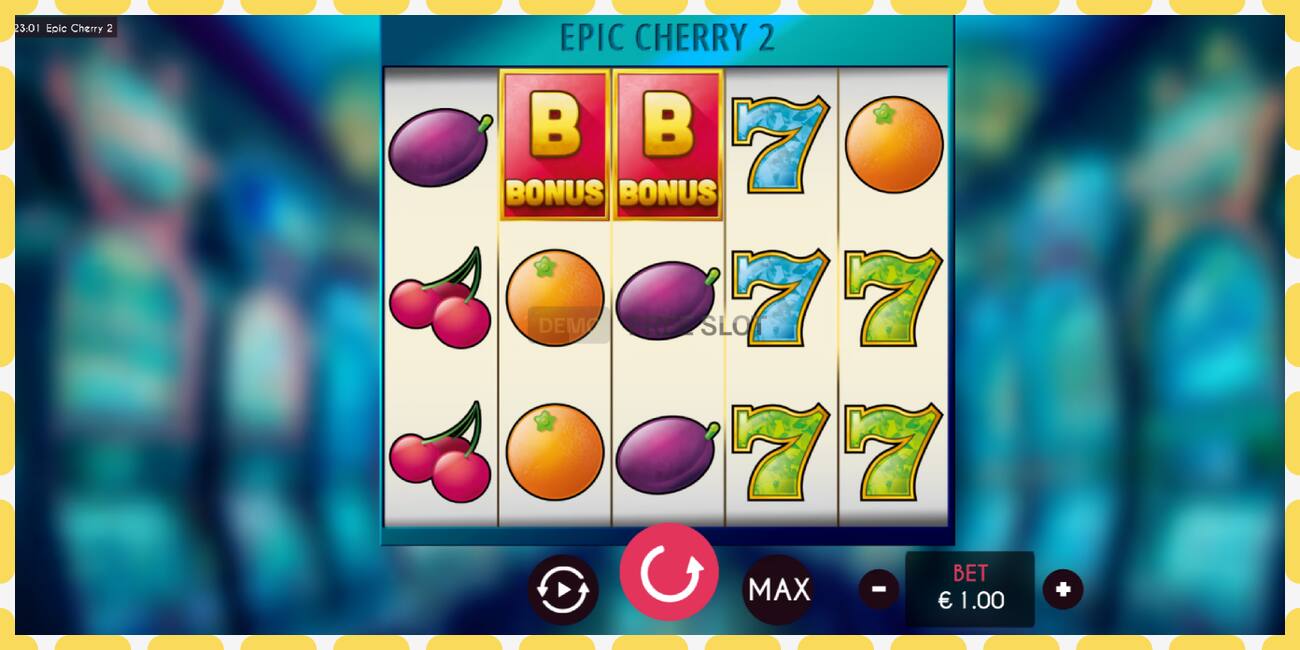 Demo-spor Epic Cherry 2 gratis og uten registrering, bilde - 1