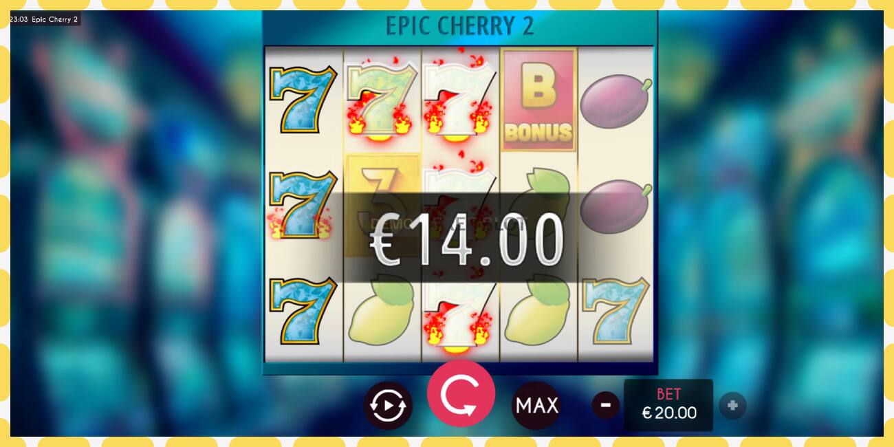 Demo-spor Epic Cherry 2 gratis og uten registrering, bilde - 1