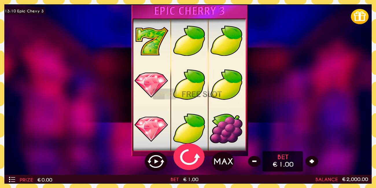 Demo-spor Epic Cherry 3 gratis og uten registrering, bilde - 1