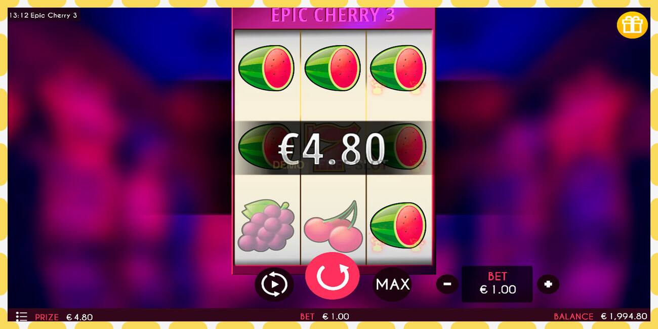 Demo-spor Epic Cherry 3 gratis og uten registrering, bilde - 1