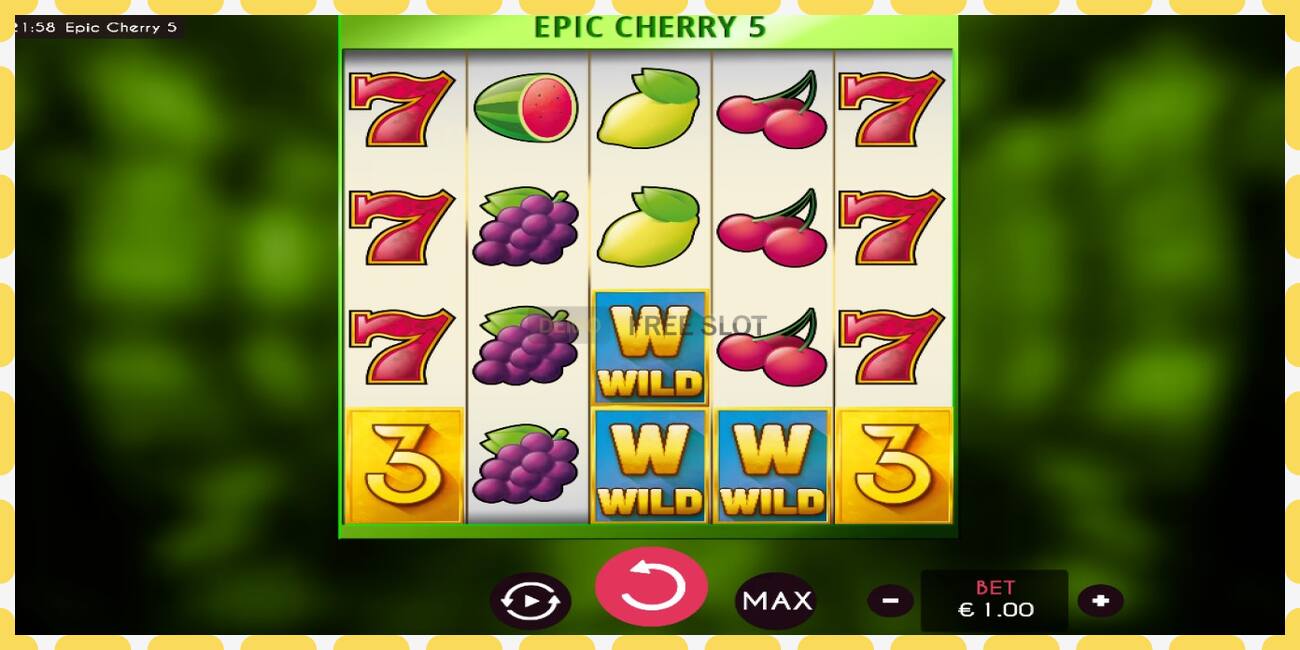 Slot demo Epic Cherry 5 gratuit și fără înregistrare, imagine - 1