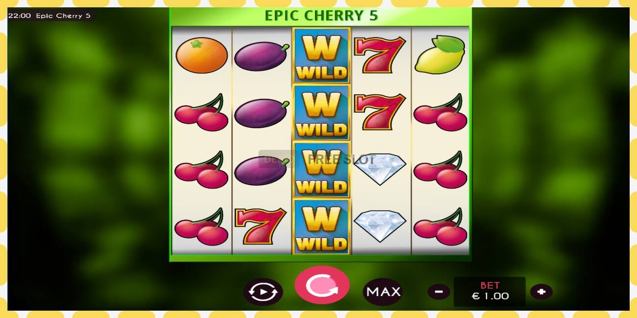 Slot demo Epic Cherry 5 gratuit și fără înregistrare, imagine - 1