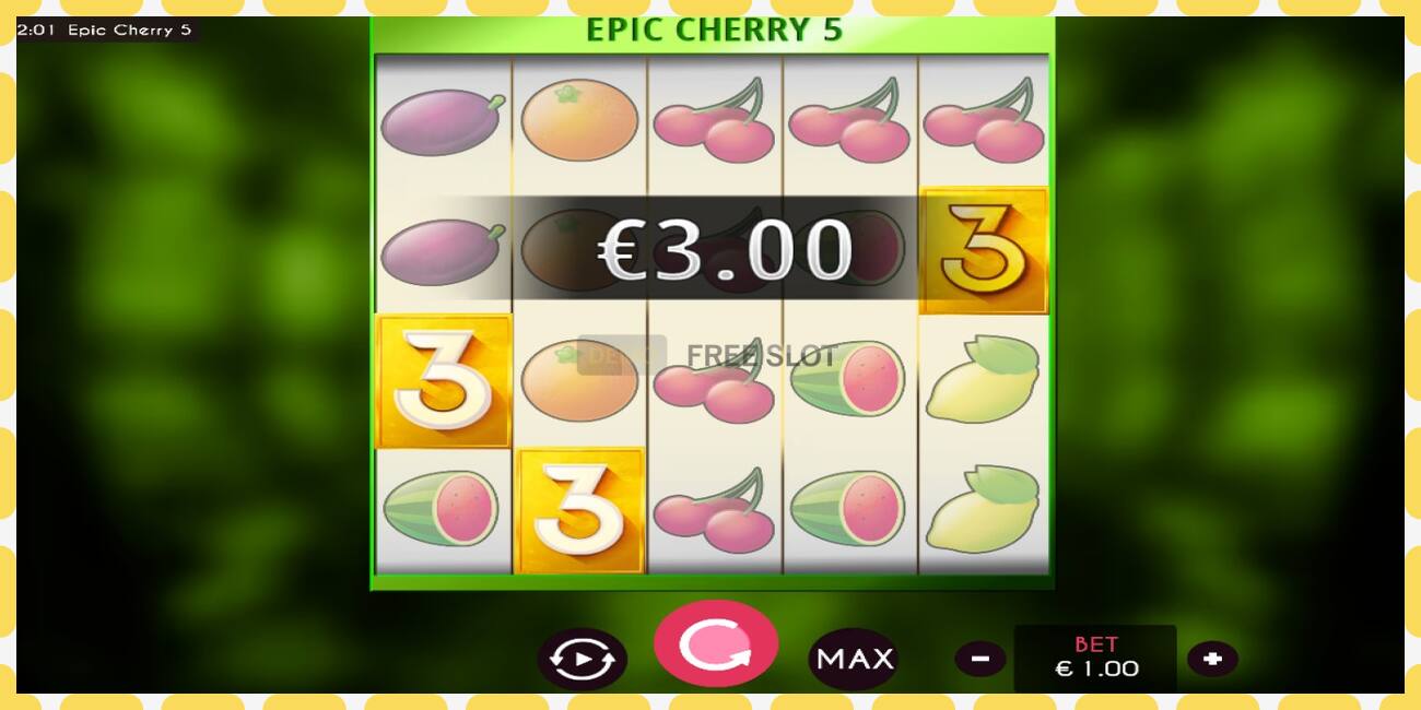 Slot demo Epic Cherry 5 gratuit și fără înregistrare, imagine - 1