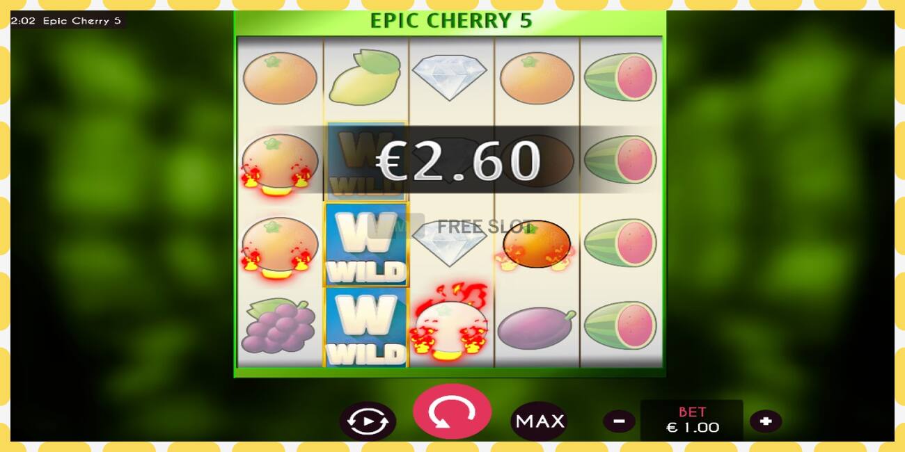 Slot demo Epic Cherry 5 gratuit și fără înregistrare, imagine - 1