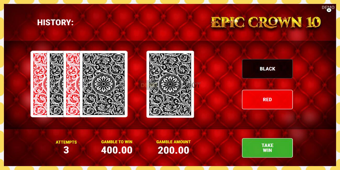 Demo slot Epic Crown 10 free and without registration, picture - 1