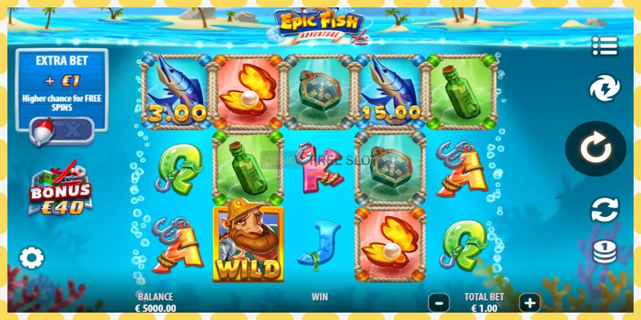 Demo slots Epic Fish Adventure bezmaksas un bez reģistrācijas, attēlu - 1