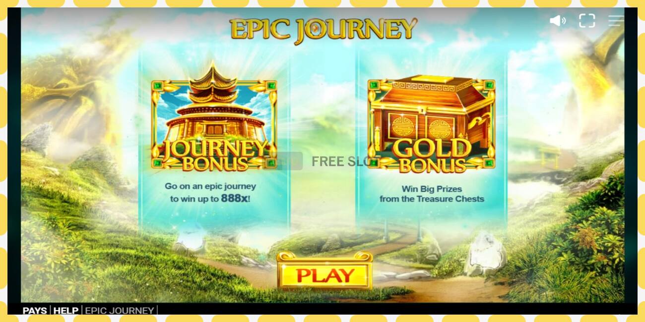 Slot demo Epic Journey gratis dan tanpa registrasi, gambar - 1