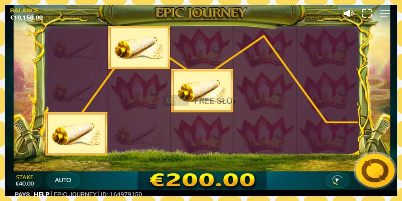 Slot demo Epic Journey gratis dan tanpa registrasi, gambar - 1