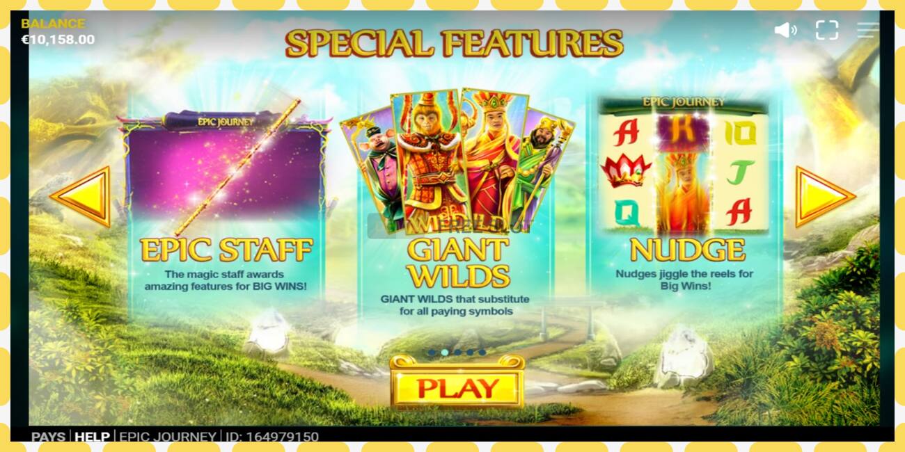 Slot demo Epic Journey gratis dan tanpa registrasi, gambar - 1