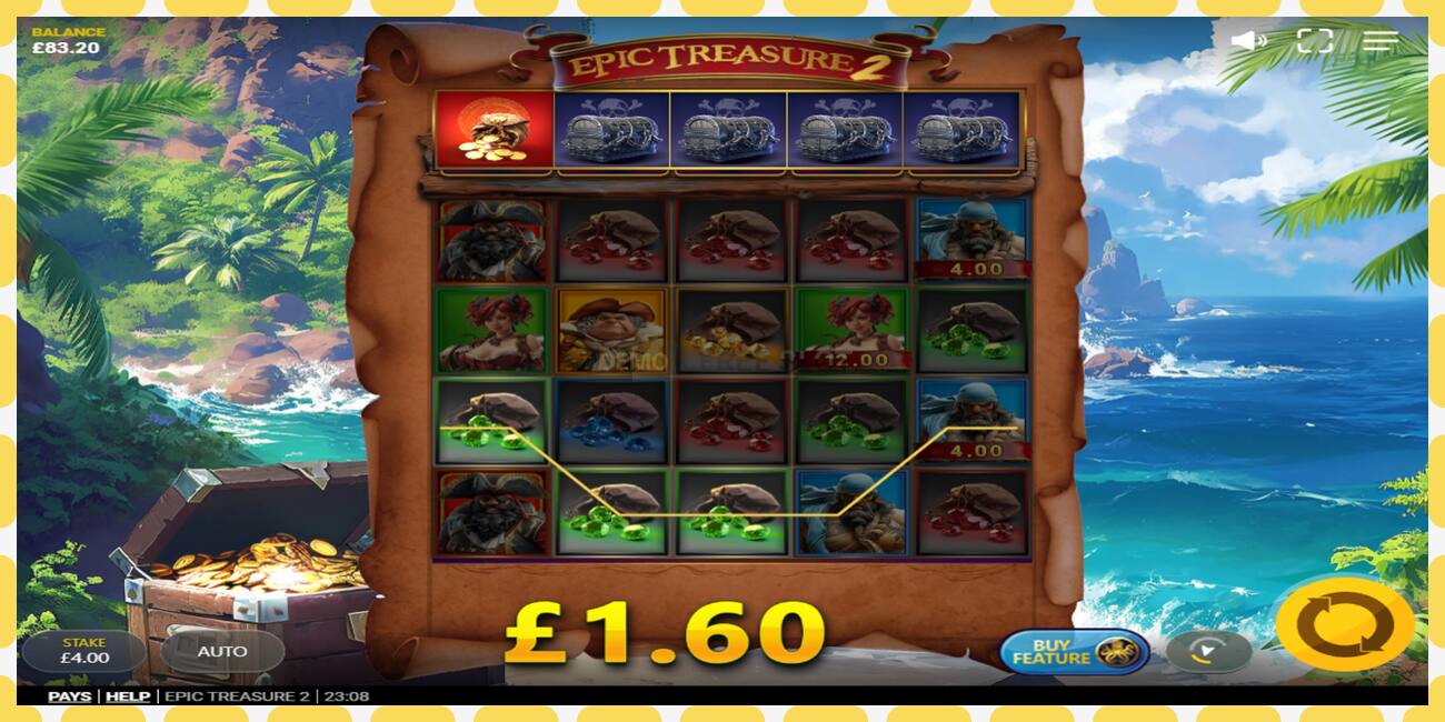 Demo slot Epic Treasure 2 free and without registration, picture - 1