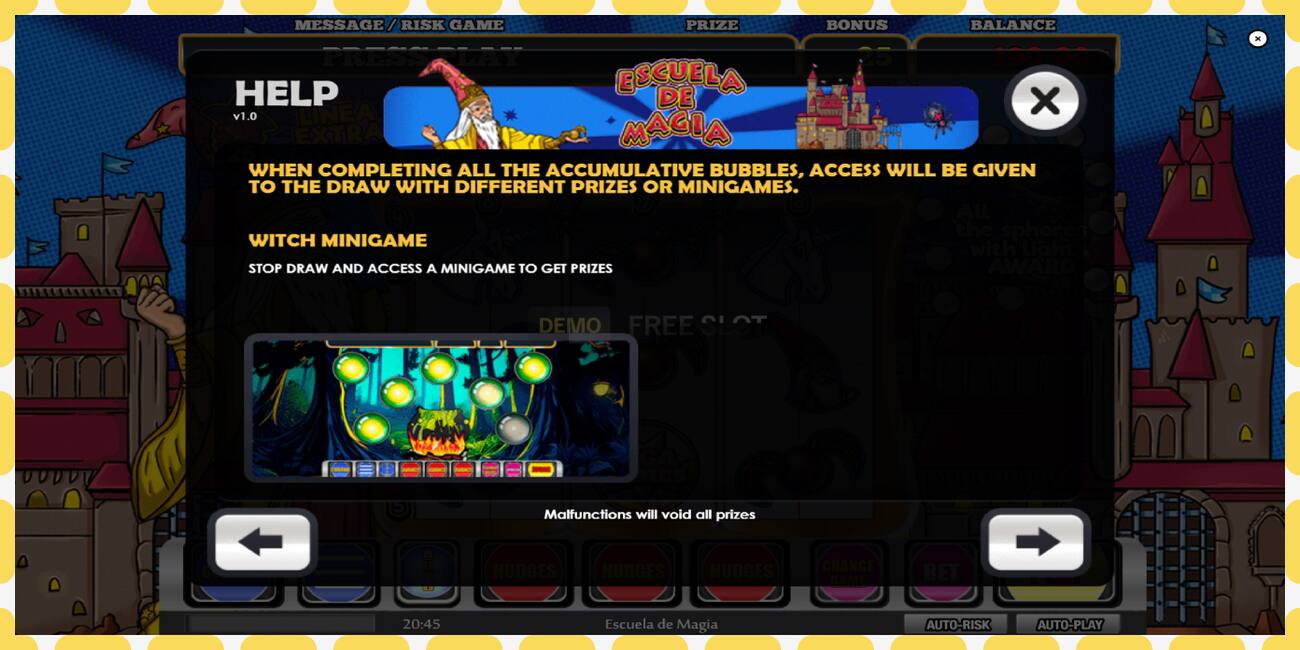 Demo slot Escuela de Magia free and without registration, picture - 1