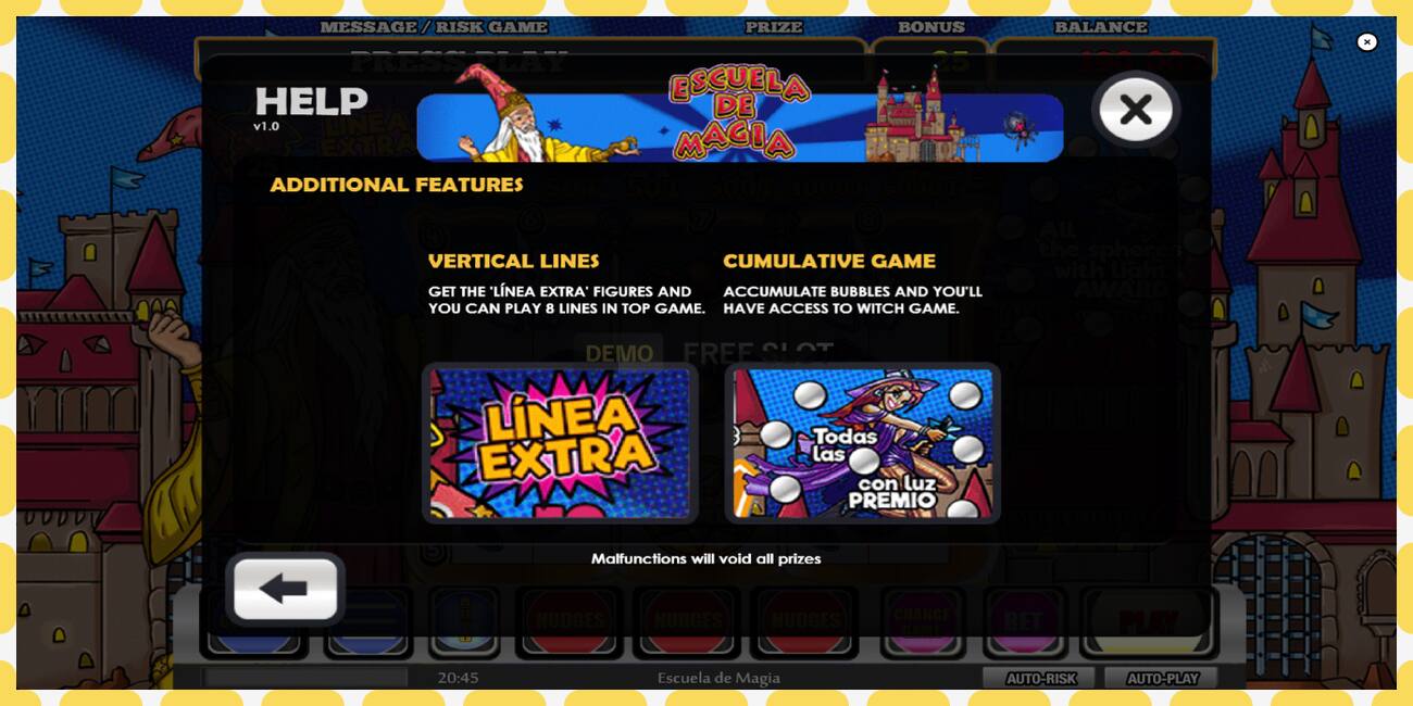 Demo slot Escuela de Magia gratis og uden registrering, billede - 1