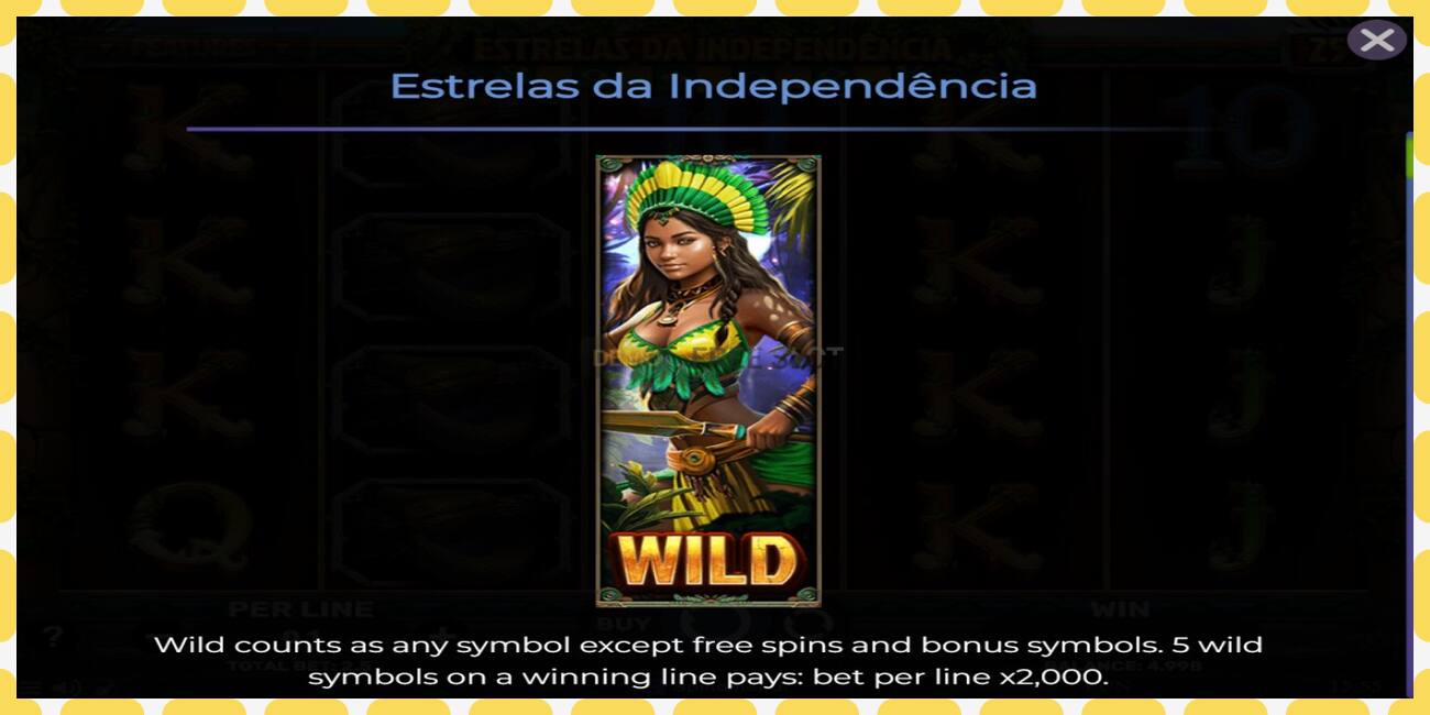 Demo slot Estrelas da Independencia free and without registration, picture - 1