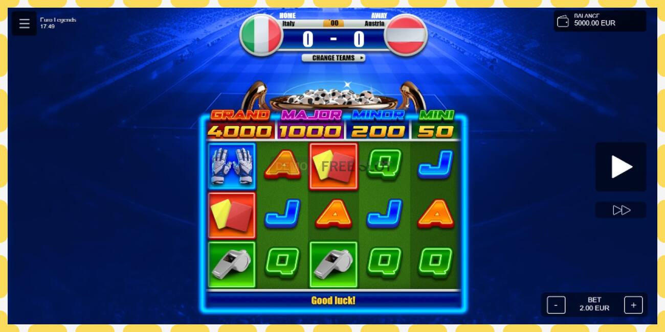 Demo slot Euro Legends free and without registration, picture - 1