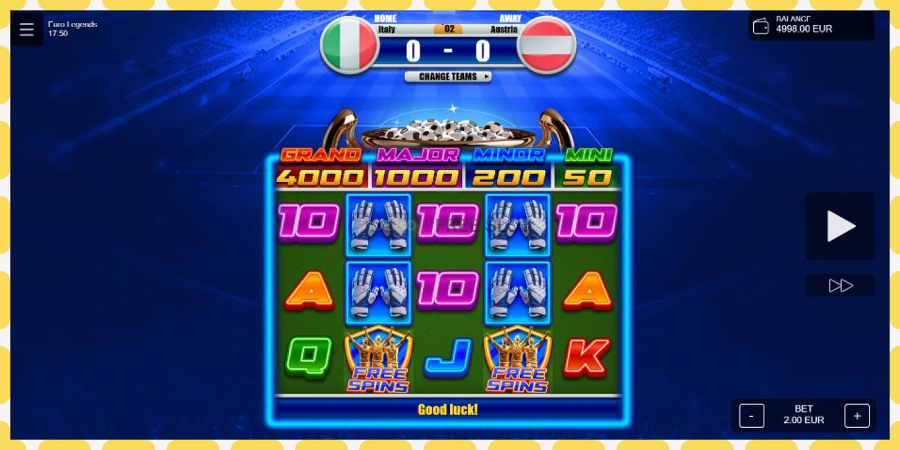 Demo slot Euro Legends free and without registration, picture - 1