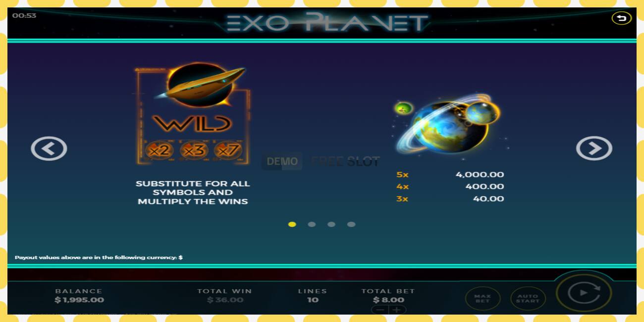 デモスロット Exo Planet 無料で登録なしで, 写真 - 1