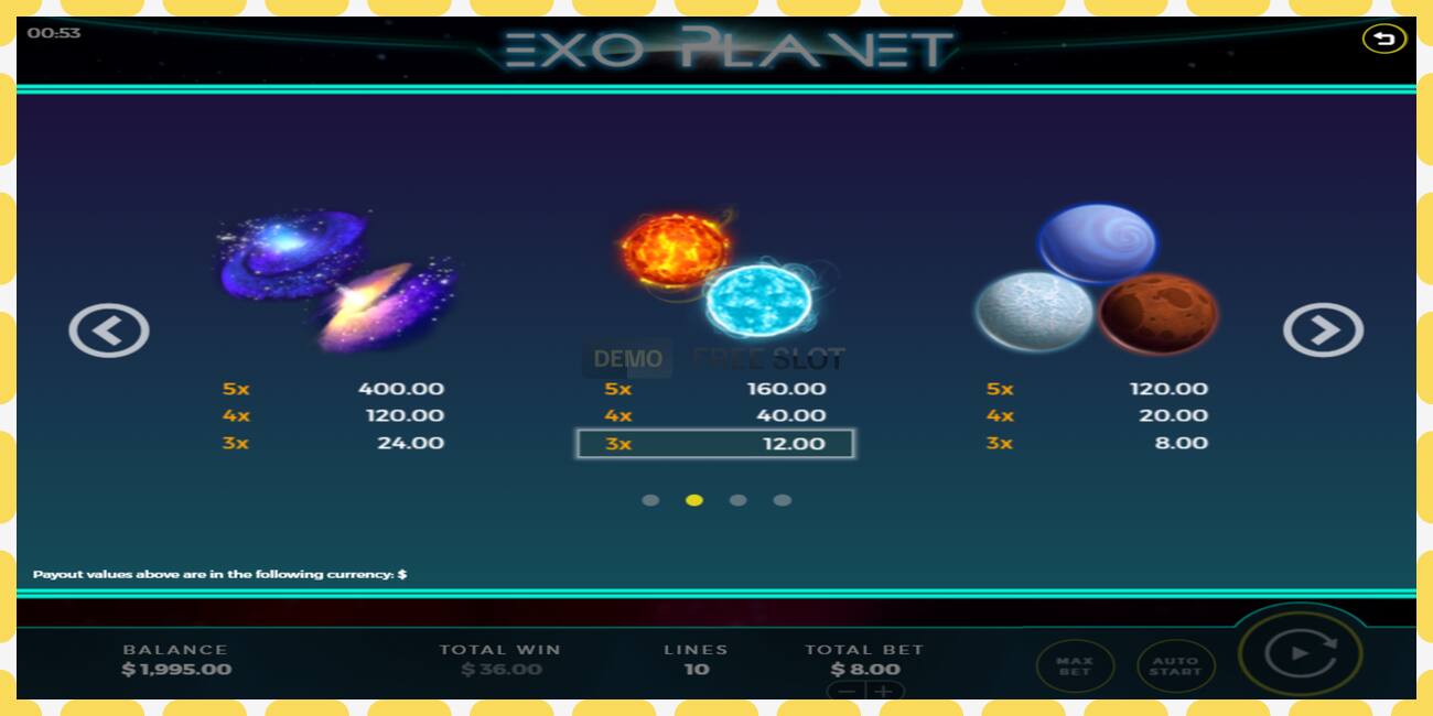 デモスロット Exo Planet 無料で登録なしで, 写真 - 1