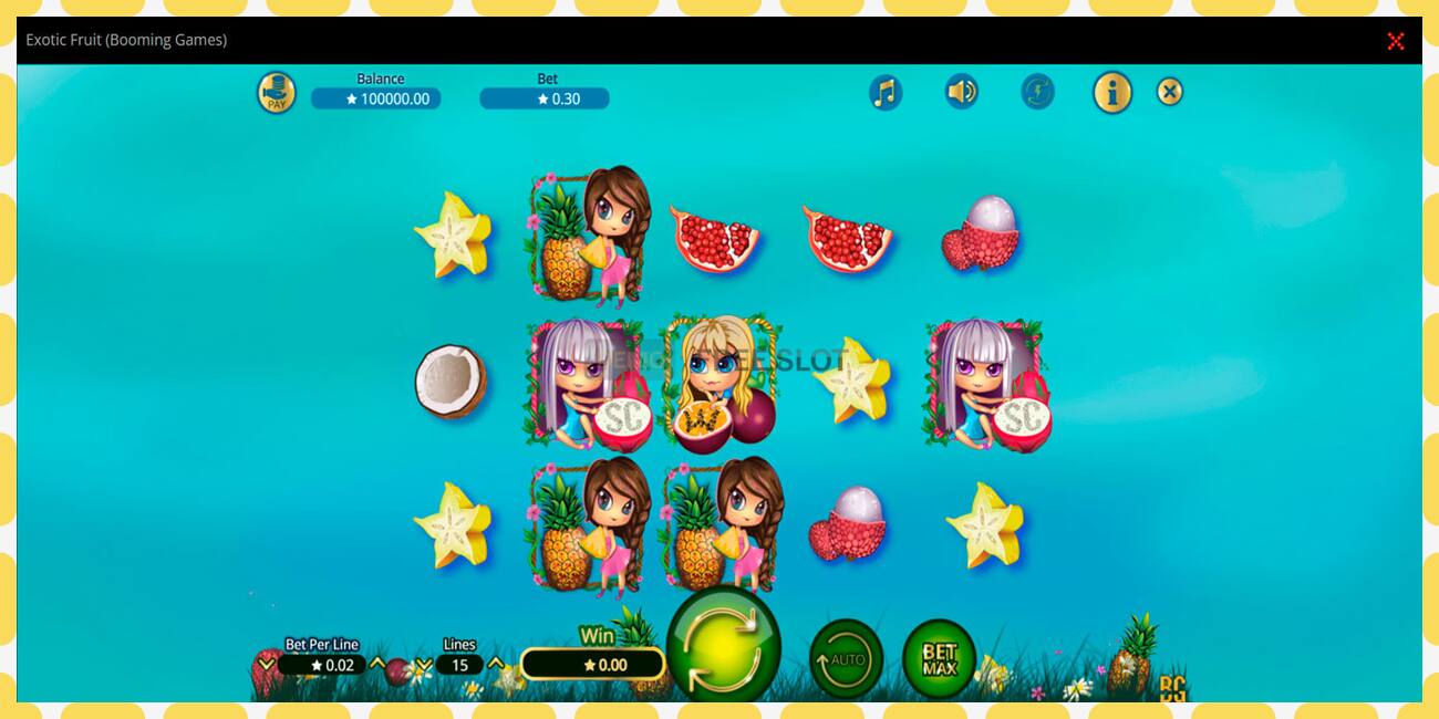 Demo slot Exotic Fruit free and without registration, picture - 1