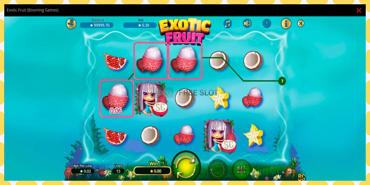 Demo slot Exotic Fruit free and without registration, picture - 1