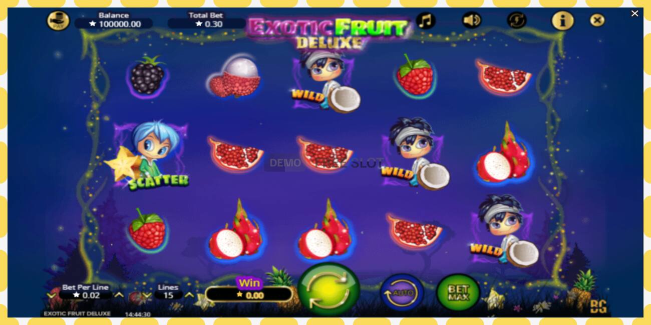 Demo slot Exotic Fruit Deluxe free and without registration, picture - 1