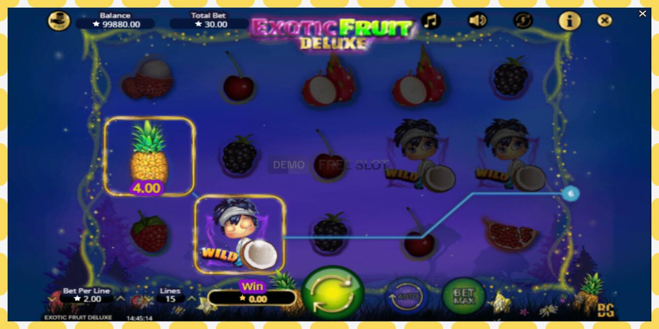 Demo slot Exotic Fruit Deluxe free and without registration, picture - 1