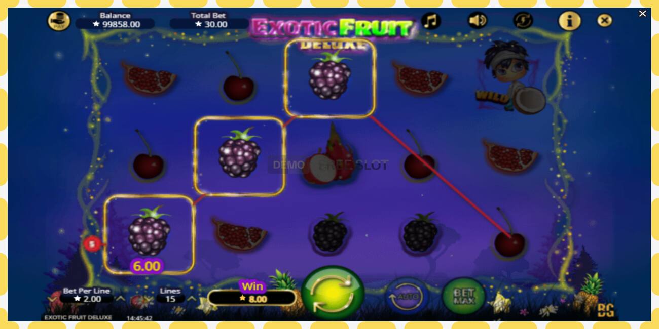 Demo slot Exotic Fruit Deluxe free and without registration, picture - 1