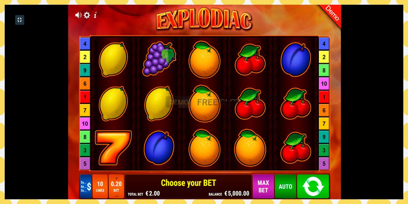 Demo slot Explodiac free and without registration, picture - 1