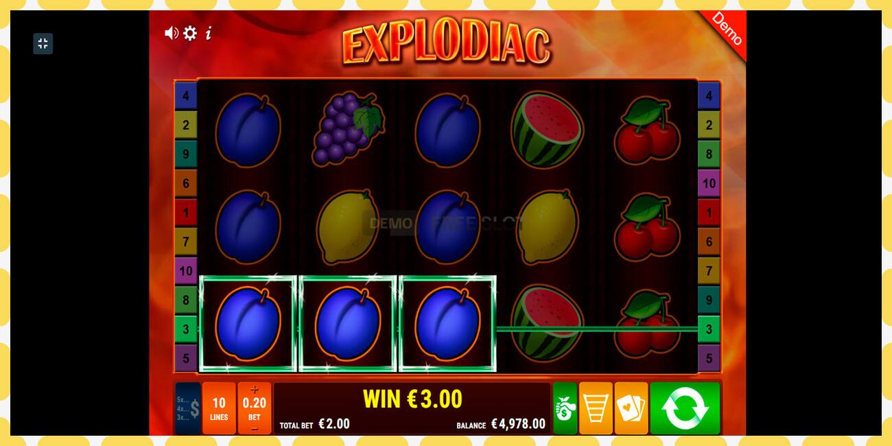 Demo slot Explodiac free and without registration, picture - 1