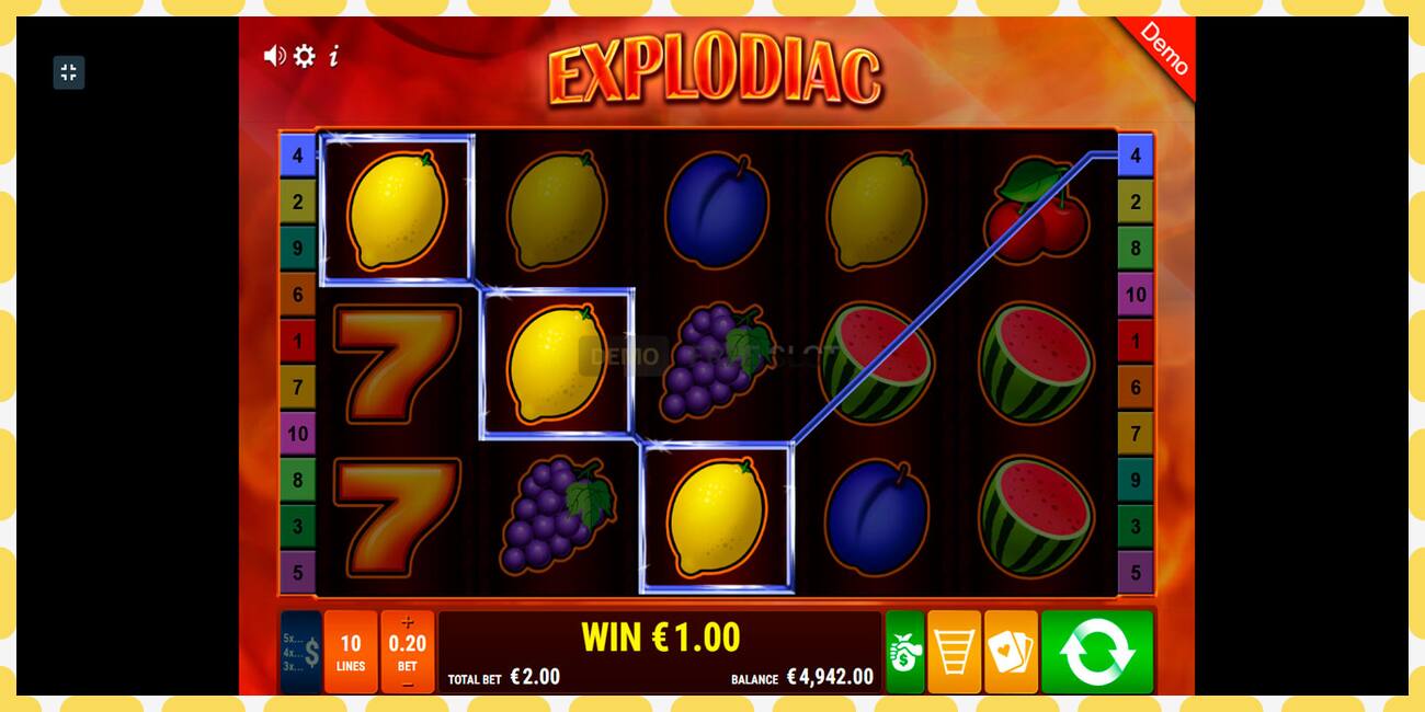 Demo slot Explodiac free and without registration, picture - 1