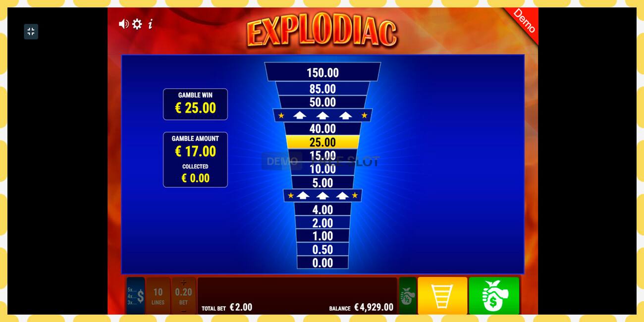 Demo slot Explodiac free and without registration, picture - 1