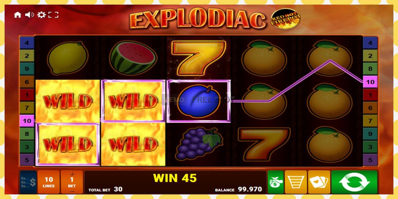 Demo slot Explodiac Red Hot Firepot free and without registration, picture - 1