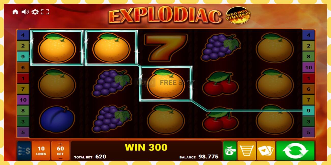 Demo slot Explodiac Red Hot Firepot free and without registration, picture - 1