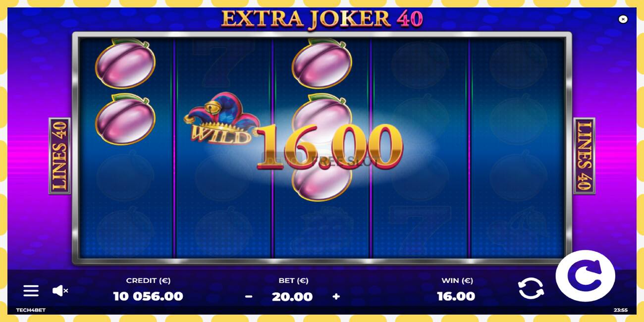 Slot demo Extra Joker 40 gratuit și fără înregistrare, imagine - 1