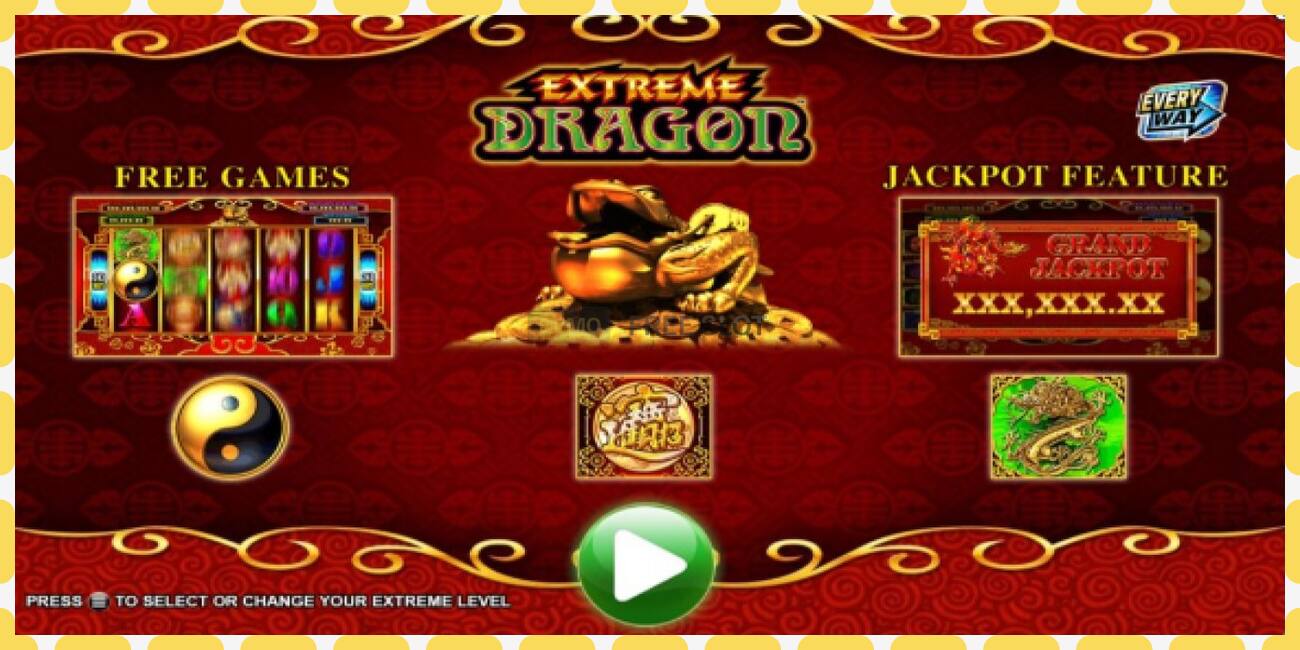 Demo slot Extreme Dragon free and without registration, picture - 1