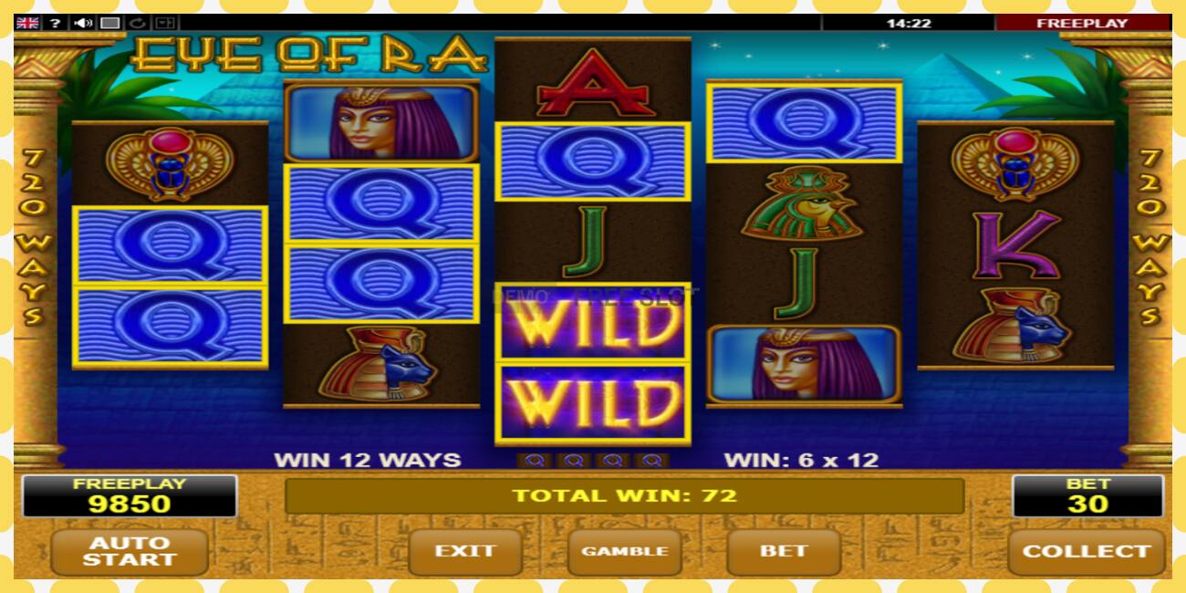 Demo slot Eye of Ra zadarmo a bez registrácie, obrázok - 1