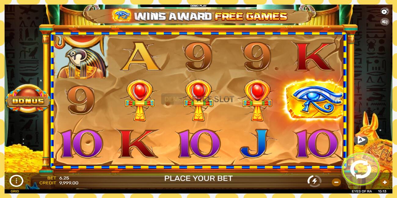 Slot demo Eyes of Ra gratuit și fără înregistrare, imagine - 1