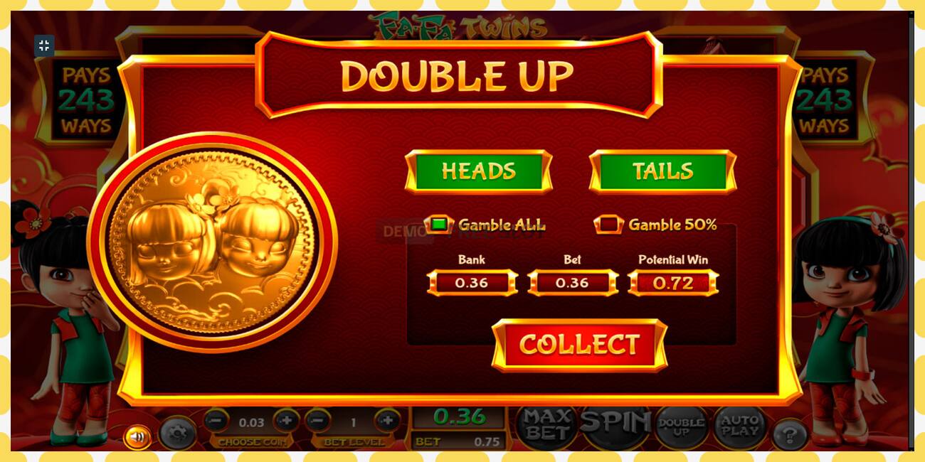 Demo slot Fa Fa Twins free and without registration, picture - 1