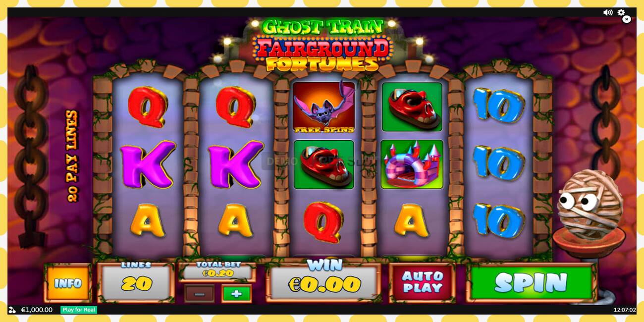 Demo slot Fairground Fortunes Ghost Train free and without registration, picture - 1